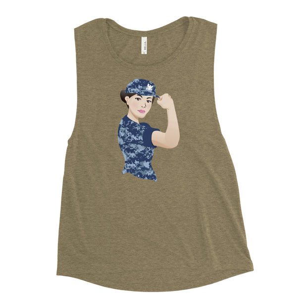 Nguyen Navy Tank Top