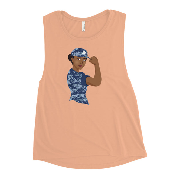 Johnson Navy Tank Top