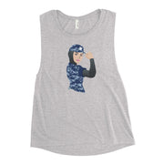 Abdullah Navy Tank Top